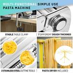 Stainless Steel Manual Pasta Maker with Dryer
