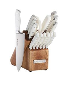 Sabatier 15-Piece High-Carbon Knife Block Set