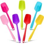 Patelai 7-Piece Silicone Spatula Set for Baking