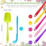 Patelai 7-Piece Silicone Spatula Set for Baking