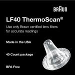 Braun ThermoScan Disposable Lens Filters, 40 Count
