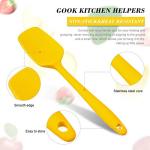 Patelai 7-Piece Silicone Spatula Set for Baking