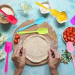 Patelai 7-Piece Silicone Spatula Set for Baking