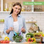 Patelai 7-Piece Silicone Spatula Set for Baking