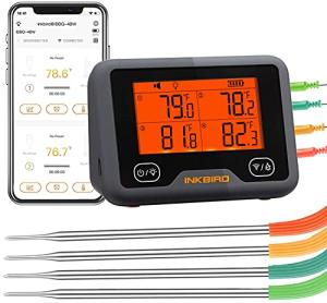 Smart Bluetooth Meat Thermometer with 4 Probes