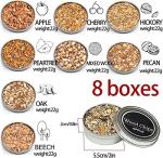 8 Pack Wood Chips for Drink Smoker Infuser