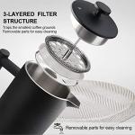 Secura 34oz Stainless Steel French Press Coffee Maker