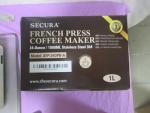 Secura 34oz Stainless Steel French Press Coffee Maker