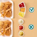 DELLING Set of 5 Ceramic Dipping Sauce Bowls