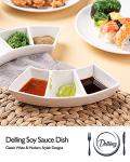 DELLING Set of 5 Ceramic Dipping Sauce Bowls