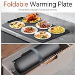 Electric Food Warming Tray with Adjustable Temperature