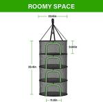 iPower 4-Layer Collapsible Herb Drying Rack