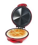 Elite Gourmet 8" Electric Quesadilla Maker in Red