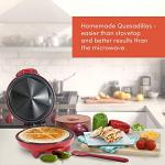 Elite Gourmet 8" Electric Quesadilla Maker in Red