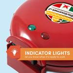 Elite Gourmet 8" Electric Quesadilla Maker in Red