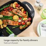 BELLA 12" Electric Skillet with Nonstick Coating