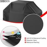 58-Inch Waterproof BBQ Grill Cover with Straps