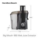 Hamilton Beach Big Mouth Juicer for Whole Fruits