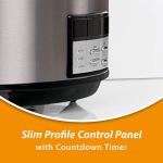 8-Quart Programmable Slow Cooker in Black Stainless