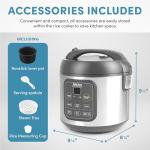 Aroma Professional Digital Rice Cooker 4-Cup