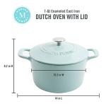 Martha Stewart 7 QT Dutch Oven in Blue