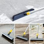 Yocada 2-in-1 Telescopic Floor Scrub Brush