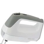 BLACK+DECKER Lightweight Hand Mixer, White