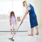 Yocada 2-in-1 Telescopic Floor Scrub Brush