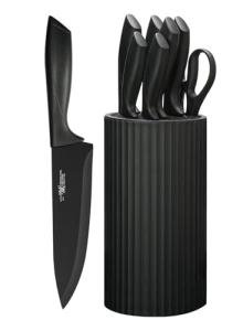 Hunter Dual 8-Piece Chef Knife Set with Block