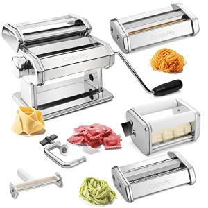 Deluxe 5-Piece Stainless Steel Pasta Maker Set