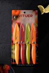 VITUER 4-Piece Ultra Sharp Paring Knife Set