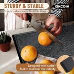3-Piece Plastic Cutting Board Set with Juice Grooves