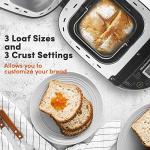 Elite Gourmet Programmable Bread Maker, 19 Functions