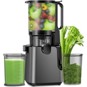 High Yield Cold Press Juicer with Large Feed Chute