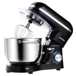 Aucma 6.5QT Stand Mixer with Dough Hook, Black