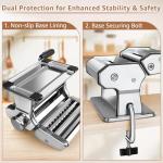 Pasta Maker with 7 Thickness Settings and Cutter
