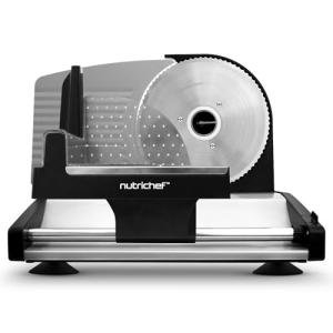 Nutrichef 200W Electric Meat Slicer with Adjustable Thickness