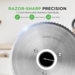 Nutrichef 200W Electric Meat Slicer with Adjustable Thickness