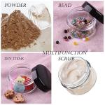 50pcs Black Makeup Sample Jars with Lids