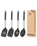 4-Piece Silicone Cooking Utensils Set
