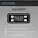 EUHOMY 150lbs/24H Stainless Steel Ice Maker