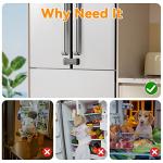 Eudemon French Door Refrigerator Lock for Kids