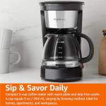 Amazon Basics 5-Cup Coffee Maker with Reusable Filter
