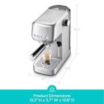 CASABREWS 3700 Stainless Steel Espresso Machine 20 Bar