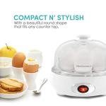 Elite Gourmet Rapid Egg Cooker with Recipe Booklet