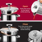 MuellerLiving 34oz Stainless Steel French Press Coffee