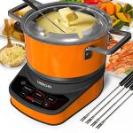 GREECHO 2.6 Qt Electric Fondue Pot Set