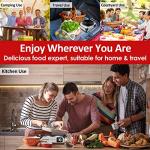 Techwood 1500W Electric Hot Plate with Adjustable Temperature