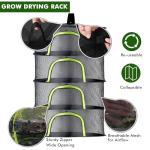 BRIVADO 4-Layer Hanging Herb Drying Rack Set
