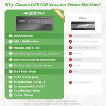 GERYON Vacuum Sealer Machine with Powerful Suction
